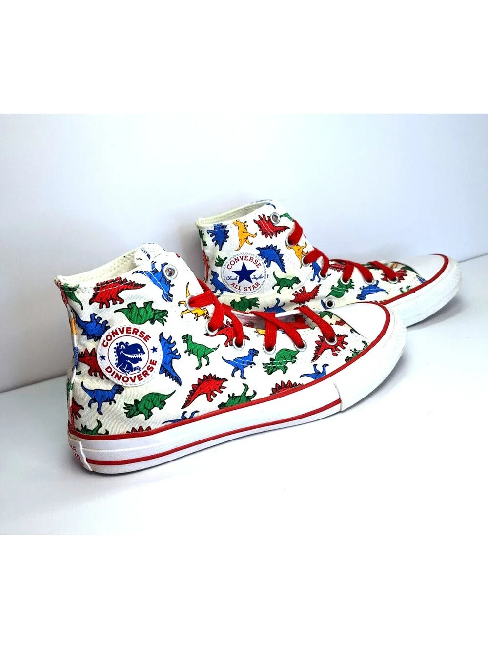 Converse Chuck Taylor All Star Dinoverse Dinosaur Hi-Top Sneaker Junior US Sz 5